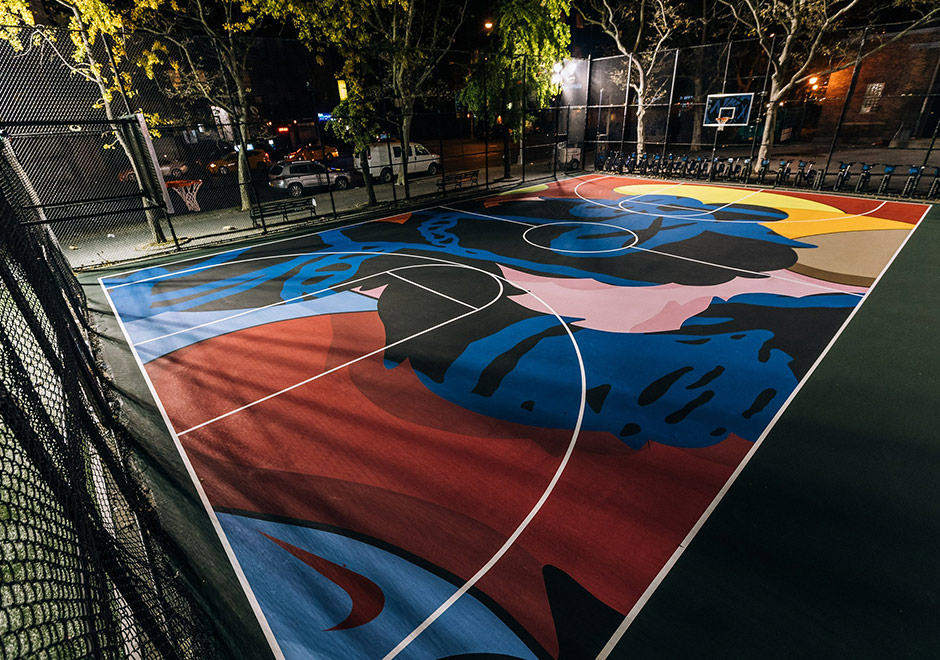 Nike Kaws Basketball Courts Nyc 