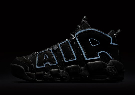 The Nike Air More Uptempo Is Back In Black and Reflective