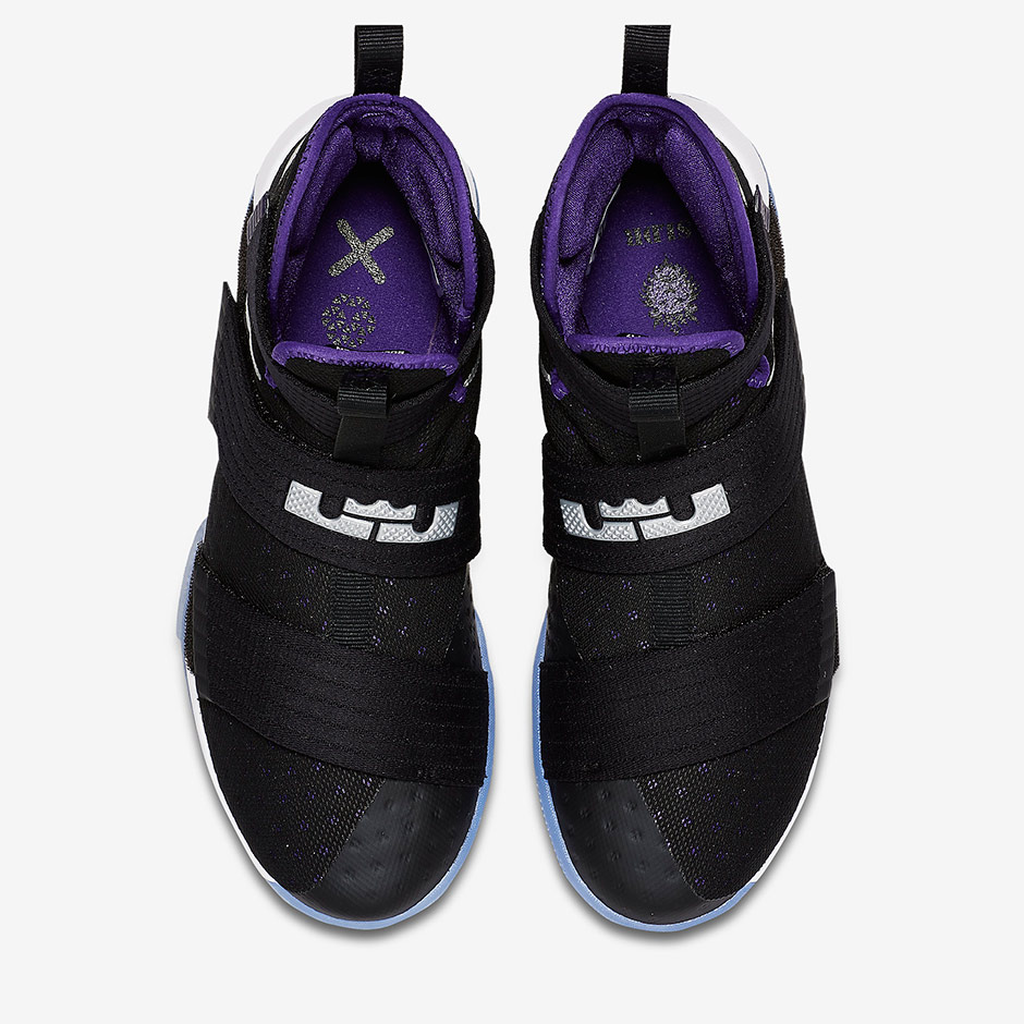 Nike Lebron Soldier 10 Black Purple Silver 3