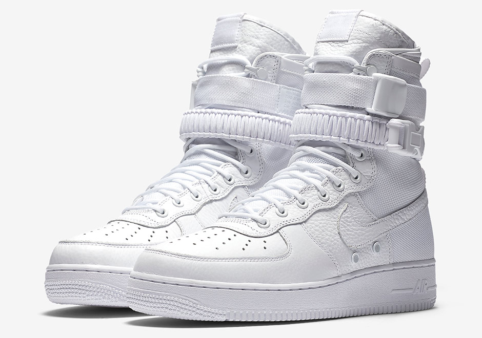 Nike Sf Af1 Triple White Second Release 1