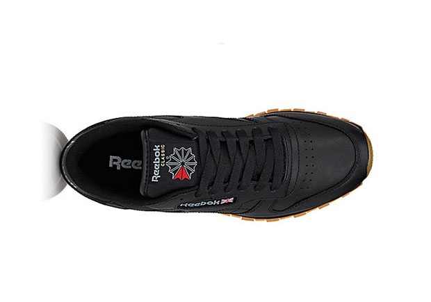 Reebok Classic Leather Black Gum 5