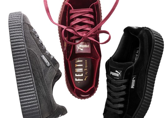 Models Planet puma's Exhale Collection Rihanna x Planet puma Velvet Creepers Online