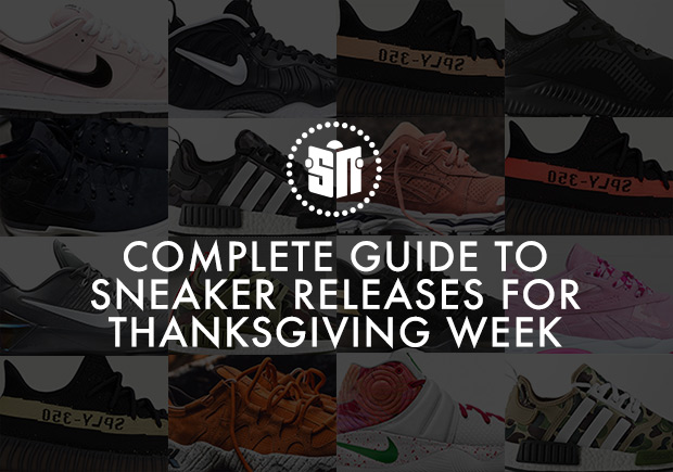 Here's All The Thanksgiving Week Sneaker Releases You Need To Know