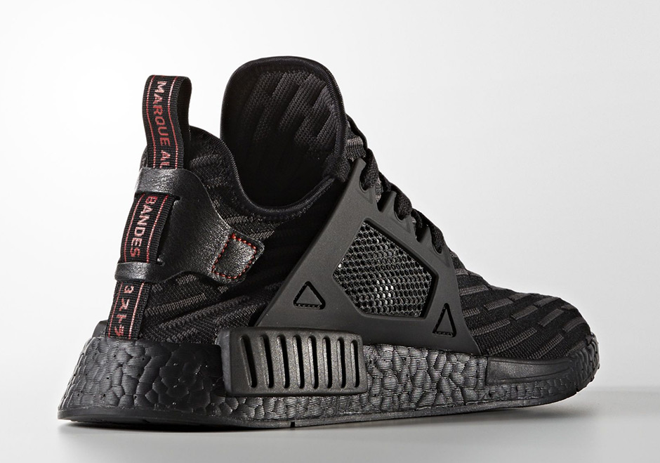 adidas NMD XR1 Triple Black R2 Pattern 