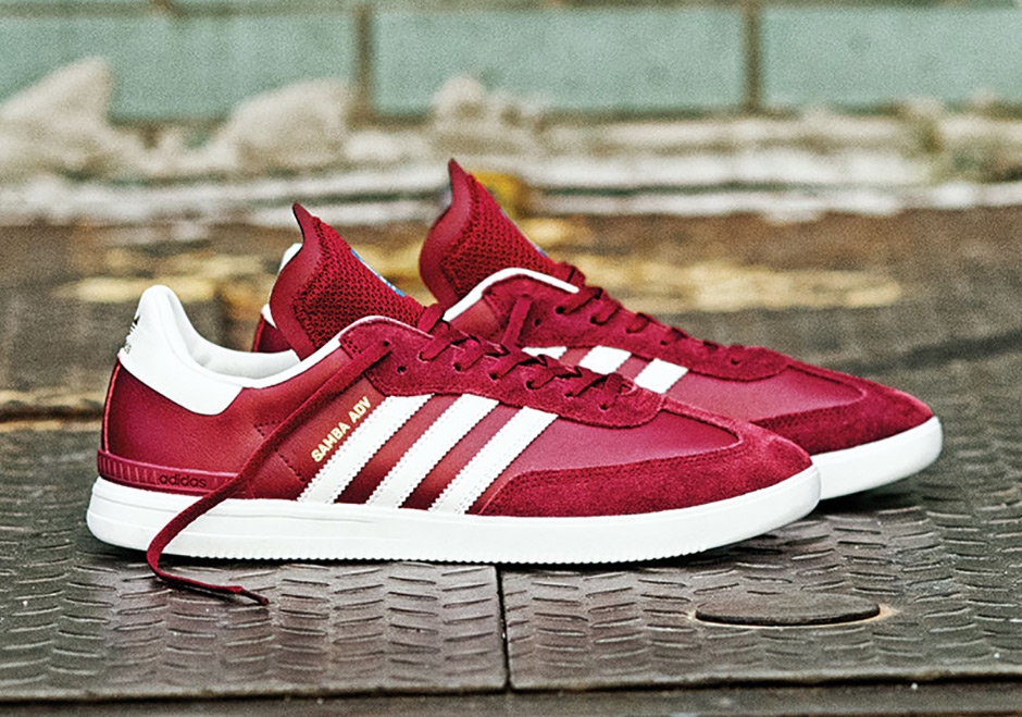 adidas Samba ADV Burgundy Release Date | SneakerNews.com