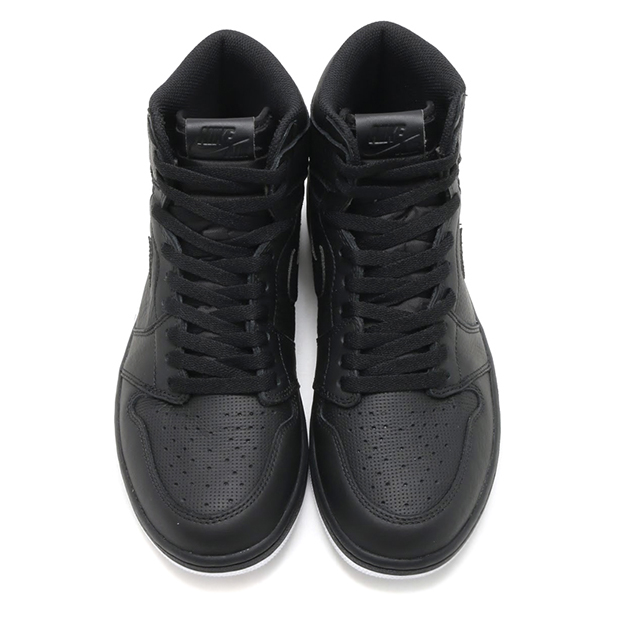 Air Jordan 1 High Black Perforated 555088 002 3