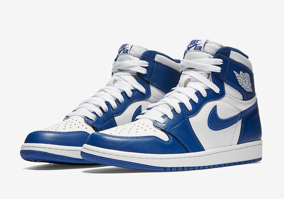 Jordan 1 Storm Blue Release Date Info 555088 127 SneakerNews