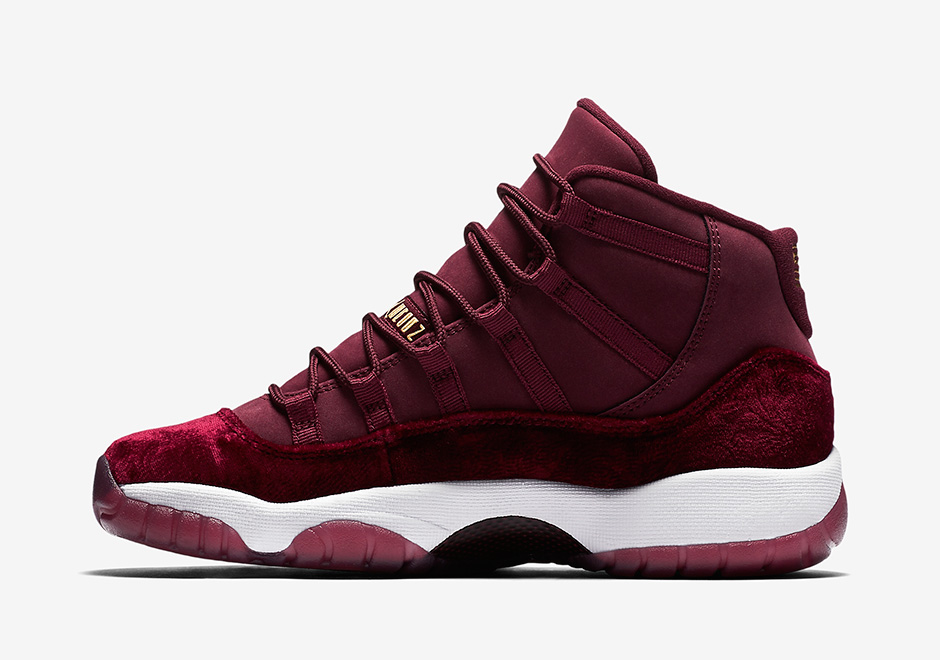 red velvet jordans 11 footlocker