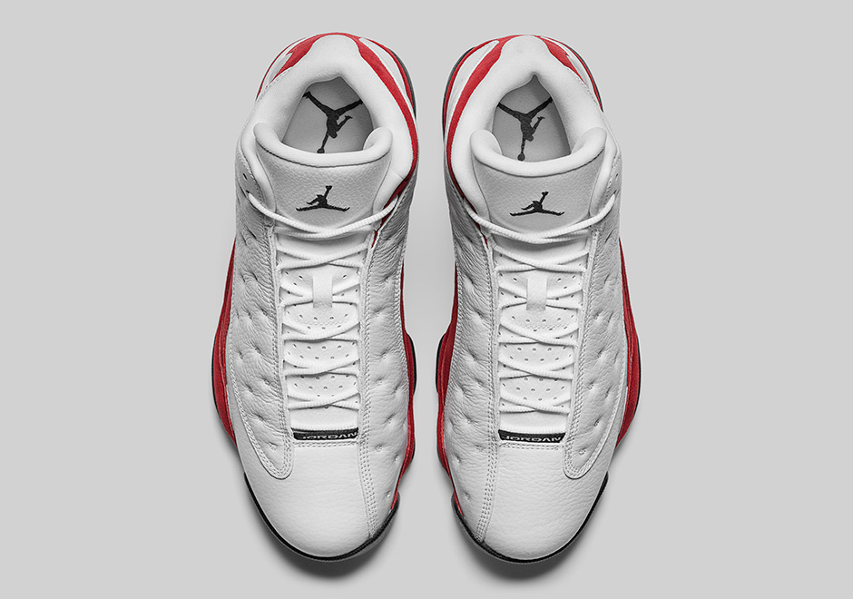 Air Jordan 13 White True Red Black 2017 5