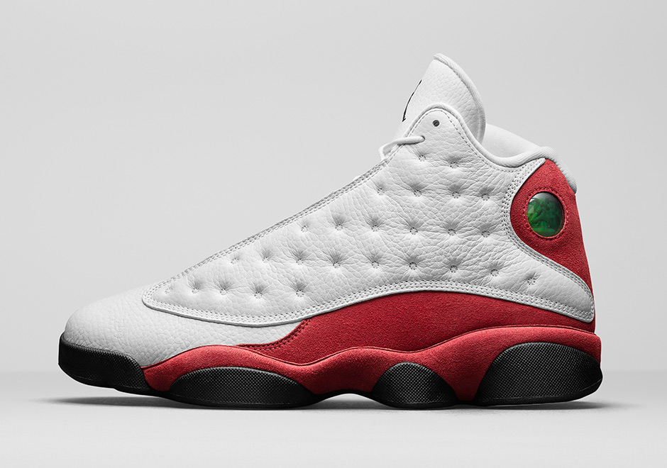 Air Jordan 13 Retro , BLACK/TRUE RED-WHITE – OZNICO