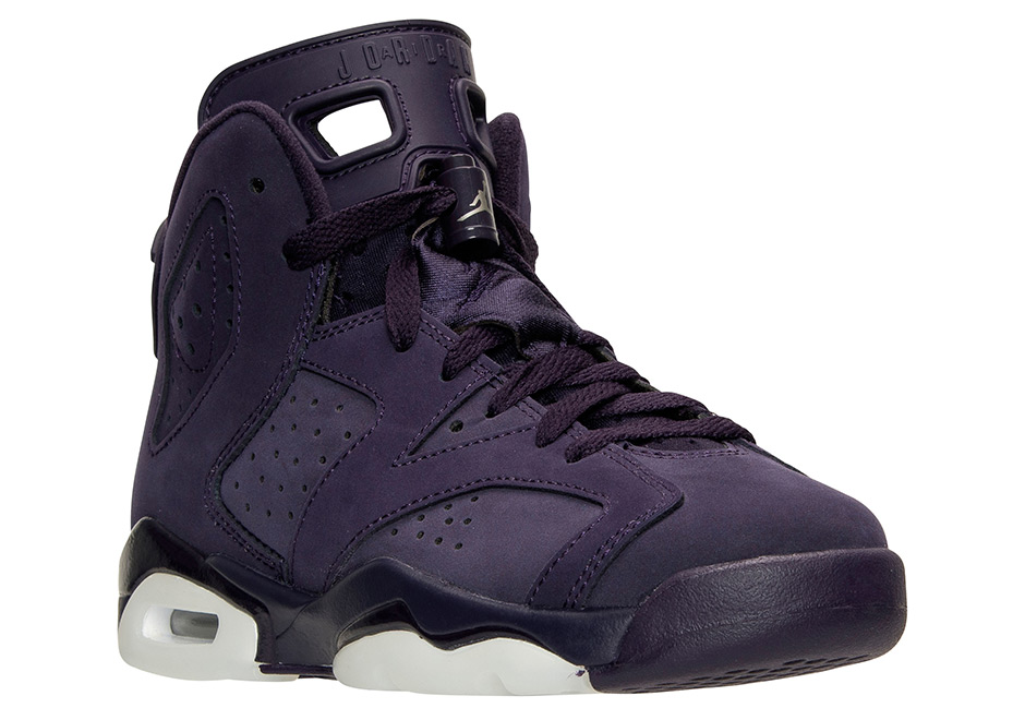 Air Jordan 6 Gs Purple Black Release Date 3