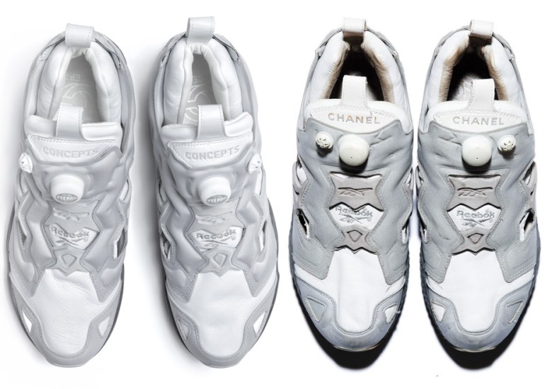 Concepts Recreates Chanel Collaborations Of The Reebok Instapump Fury