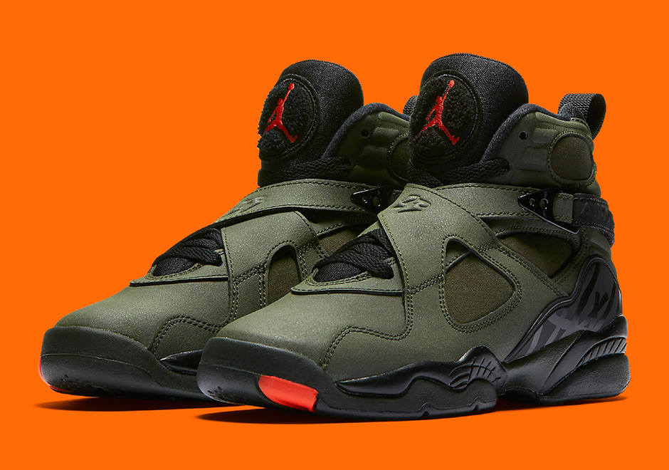 jordan 8 black green