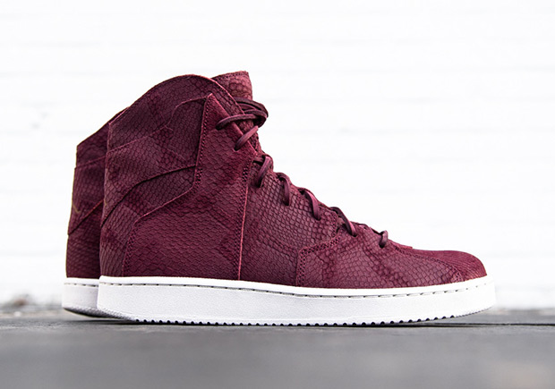 burgundy jordan shoes