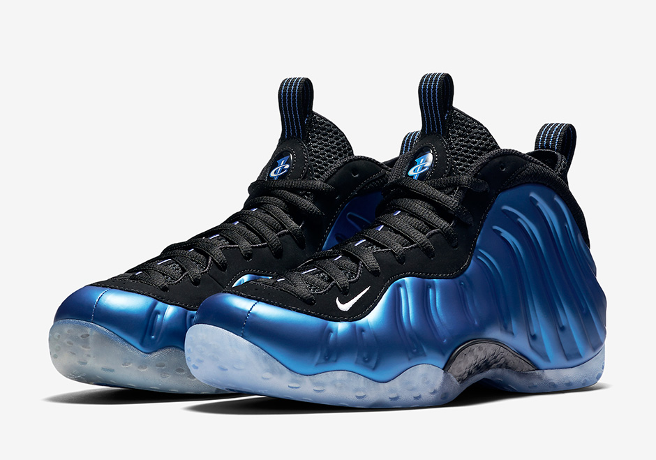 nike air foamposite blue