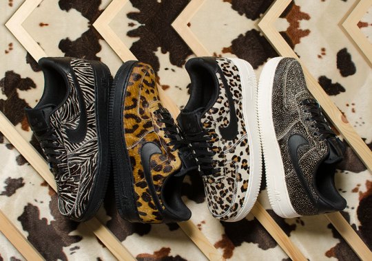 Nike Brings Four Animal Prints To The Air Force 1 Low