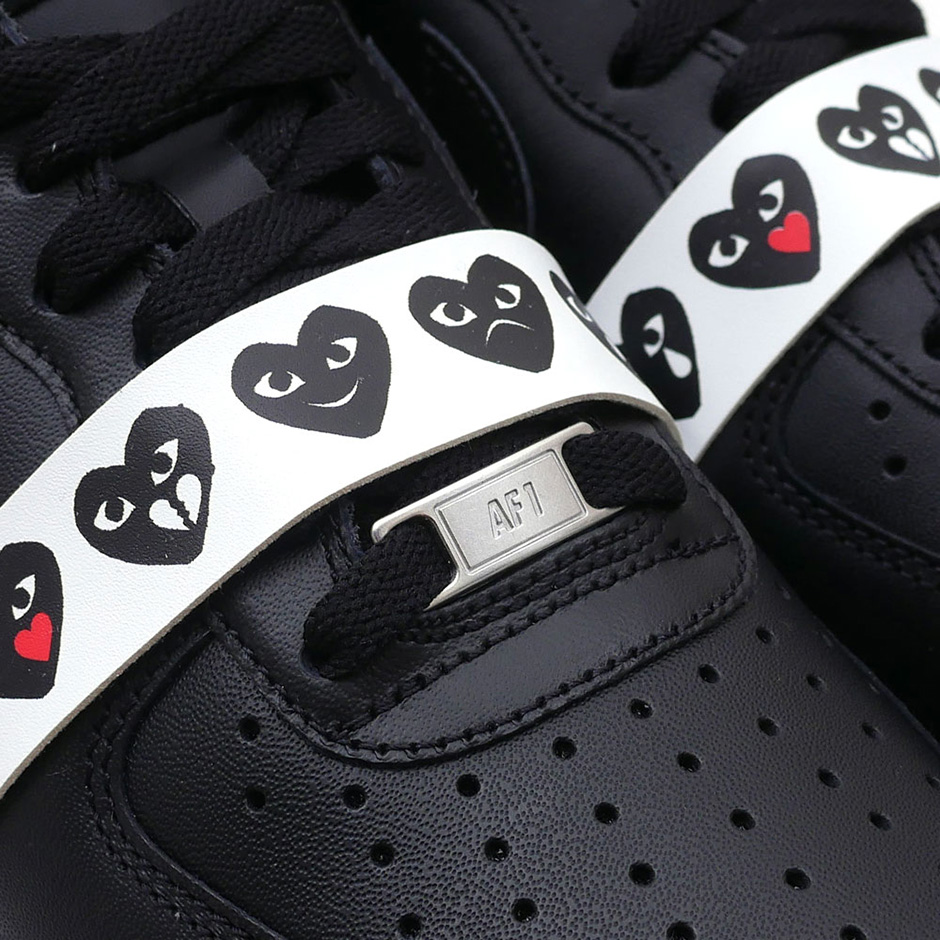 air force 1 comme des garcons heart