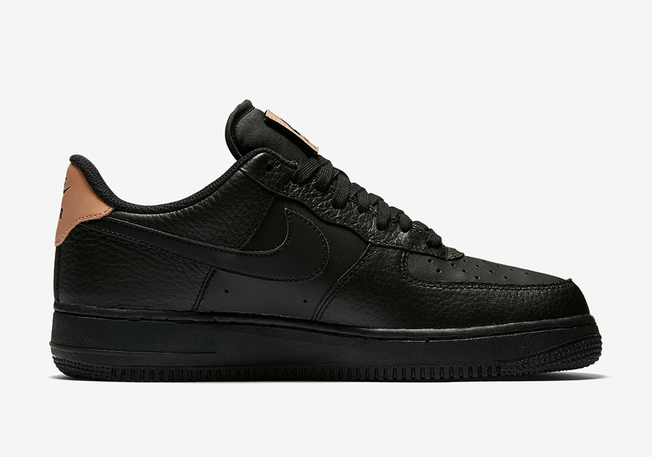 nike air force 1 black leather