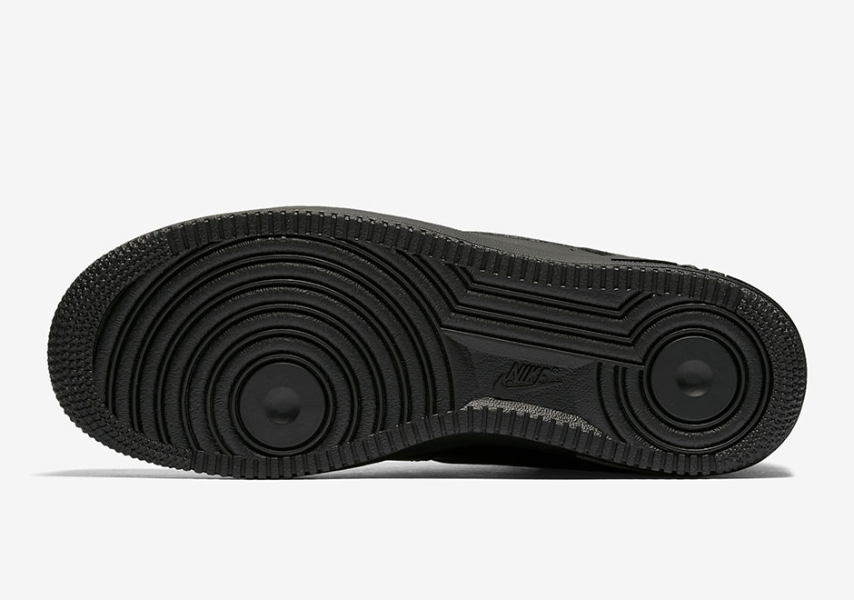 Nike Air Force 1 Low Leather Tongue Black Vachetta Tan 06