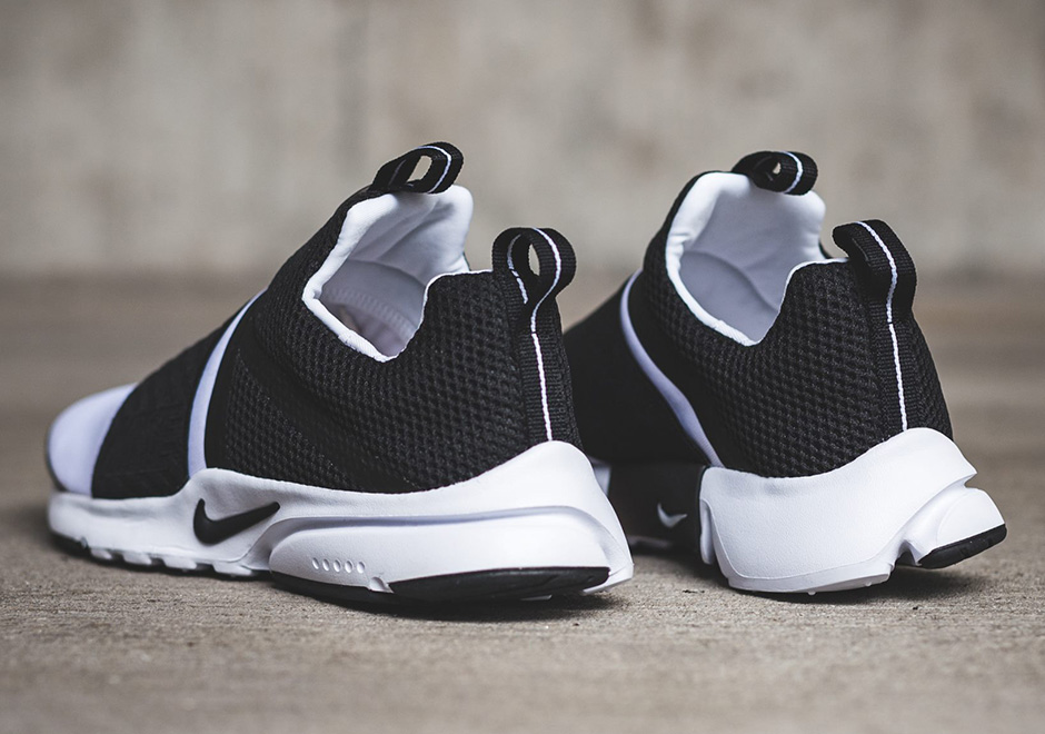 nike air presto extreme white black