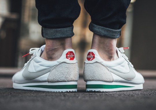 The Nike Cortez Gets Unusual Stop Sign Graphics On The Heels