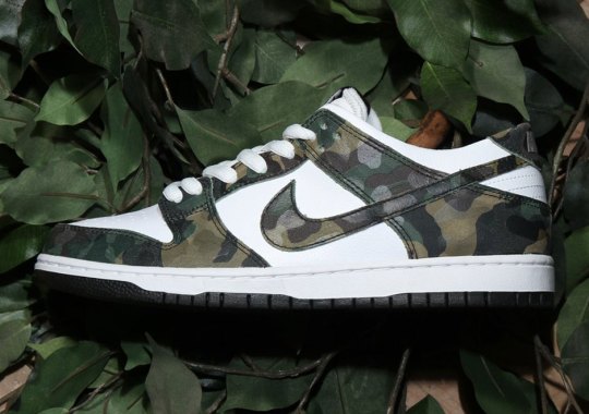 Camo Arrives On The Nike SB Dunk Low