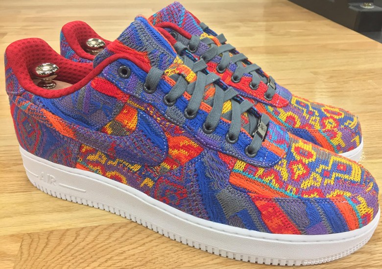 LeBron’s Christmas Day Nike Air Force 1 Was Made From An Actual COOGI Sweater
