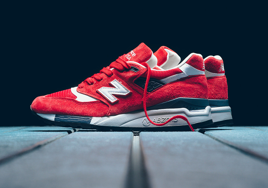 New Balance 998 Royal & Red Suede Pack M998CBU | SneakerNews.com