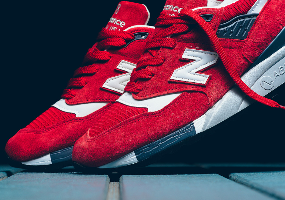 New Balance 998 M998crdred Suede 2
