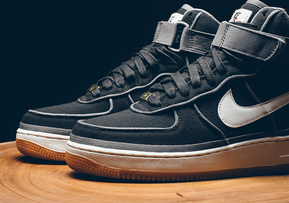Nike Air Force 1 High Canvas With Piping | SneakerNews.com