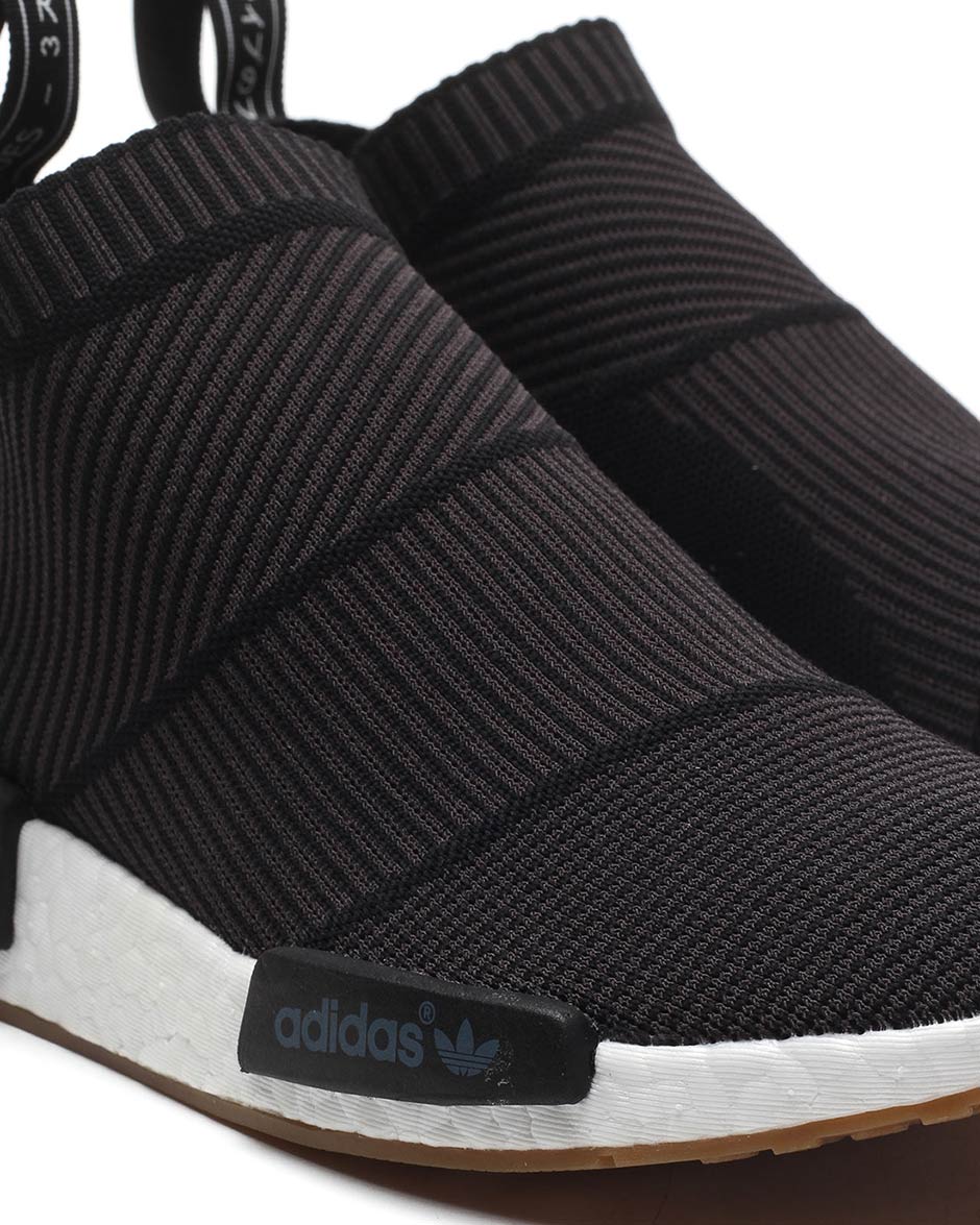 nmd city sock black gum