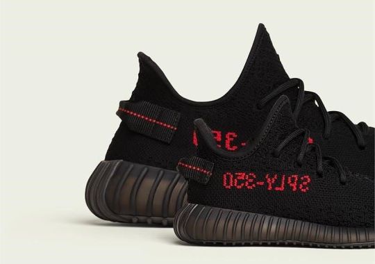 adidas Yeezy Boost 350 v2 “Black/Red” Releasing In Toddler Sizes