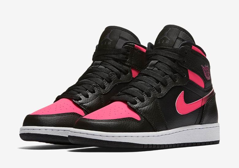 Another Air Jordan 1 In Black/Pink Is Releasing For Girls