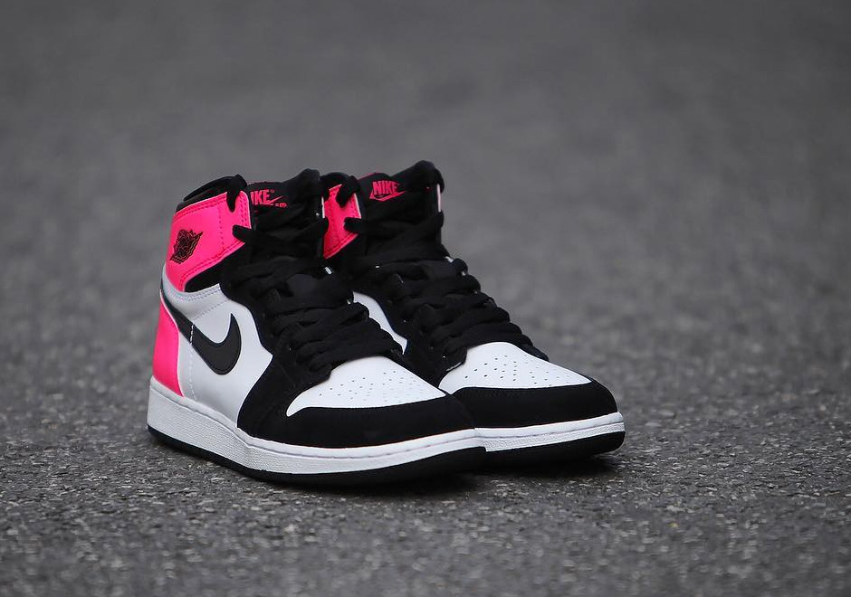 Air Jordan 1 Retro High Og Valentines Day Black Pink 8