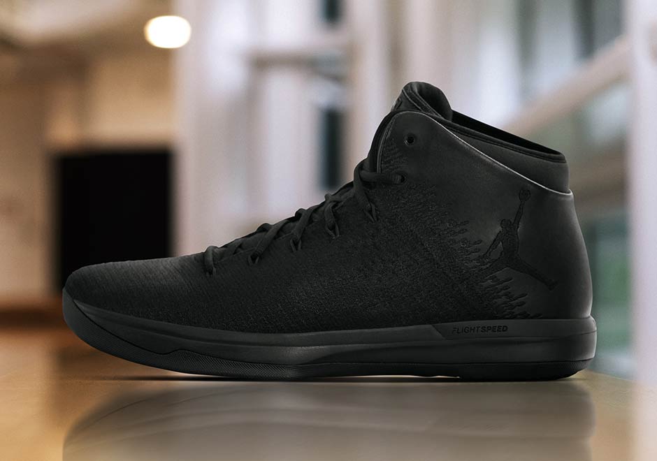 nike jordan full black