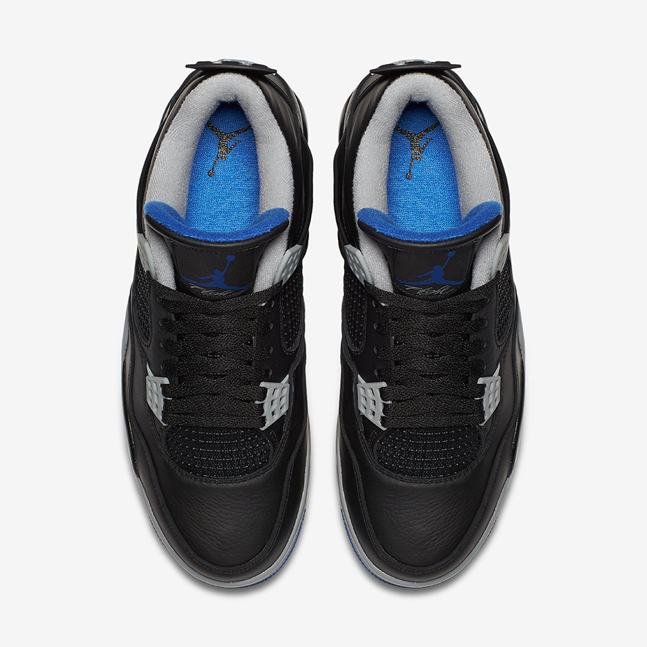 jordan 4 black blue