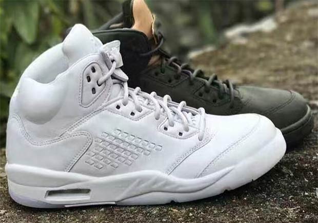 Another Look At The Leather Air Jordan 5 “Pure Money”