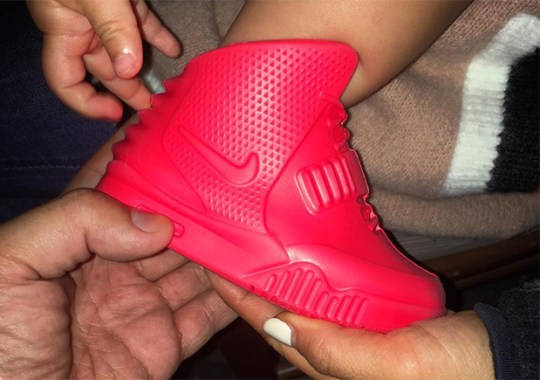 Kanye West Had Baby Red October Yeezy 2s Made For North West