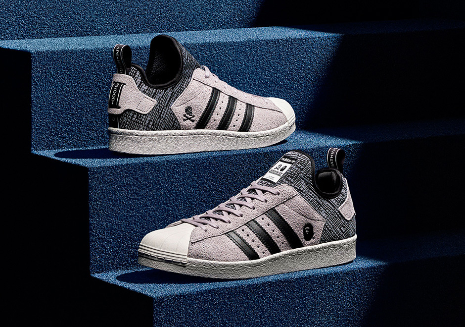 BAPE And Neighborhood Join Forces On The adidas Superstar Boost