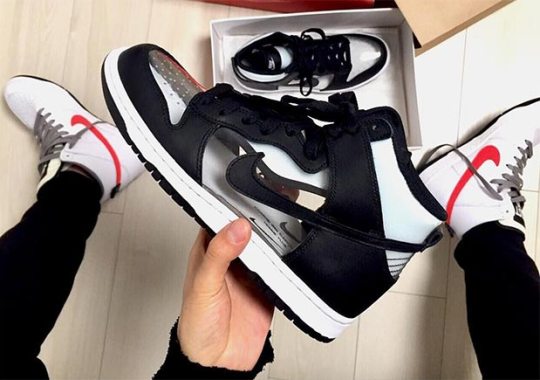 COMME des GARÇONS Released A Clear Nike Dunk High In Japan