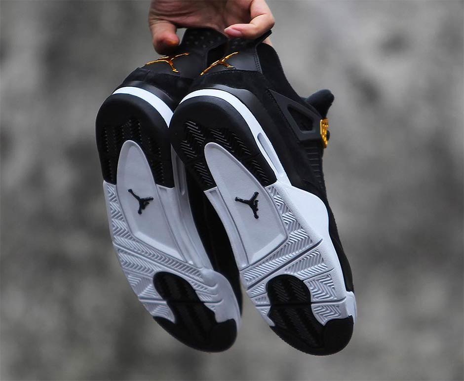 jordan Lands 4 Royalty Black Gold 1