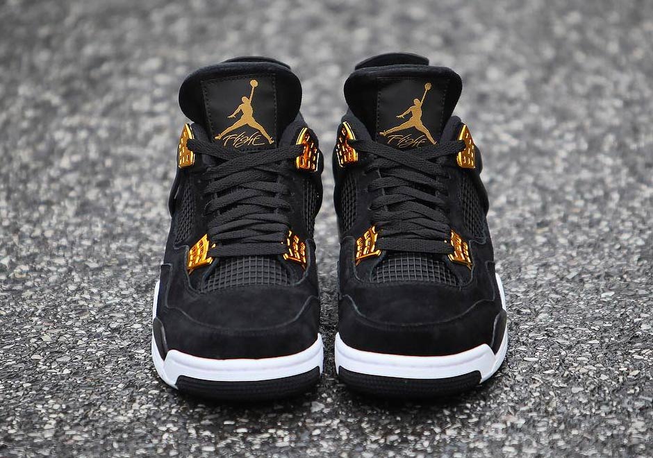 jordan Lands 4 Royalty Black Gold 3