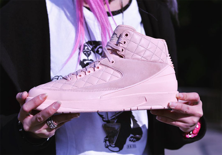 Just Don Air Jordan 2 Pink Detailed Images 02