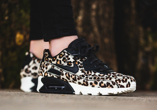 The Nike Air Max 90 Goes Wild With A Furry Leopard Print