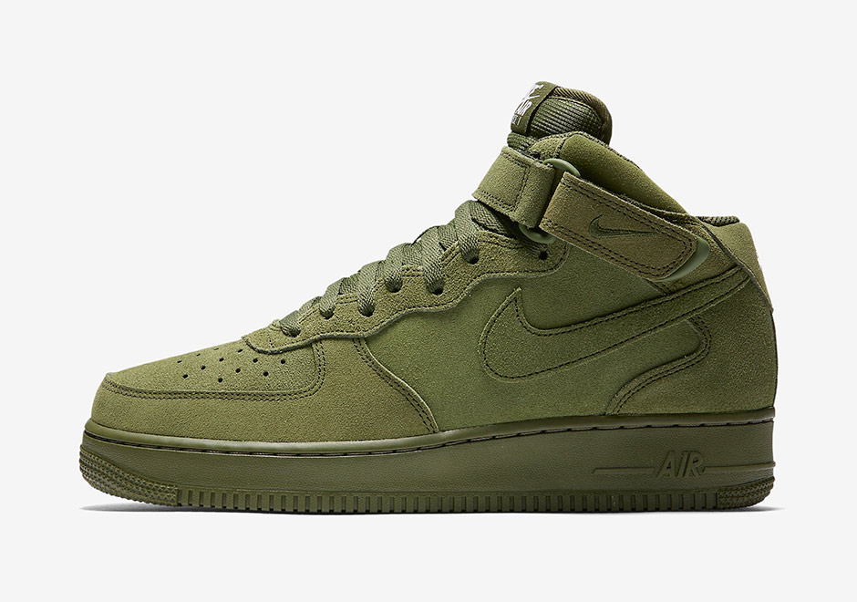 olive green air force ones Shop 