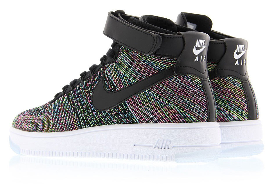 nike air force 1 mid flyknit multicolor 2.0
