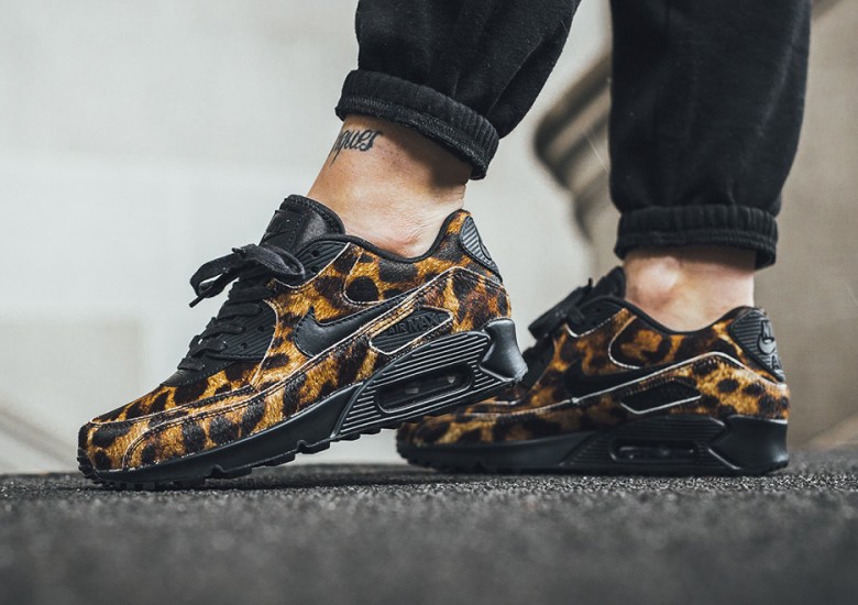 Cheetah Print Covers The Nike Air Max 90