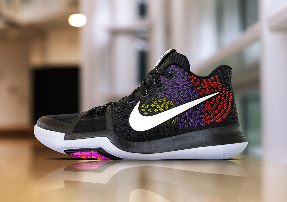 Nike Kyrie 3 PE Black Red Purple Yellow | SneakerNews.com