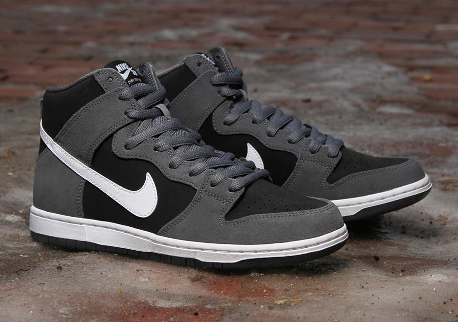 Nike SB Dunk High Dark Grey Black White 854851-010 | SneakerNews.com