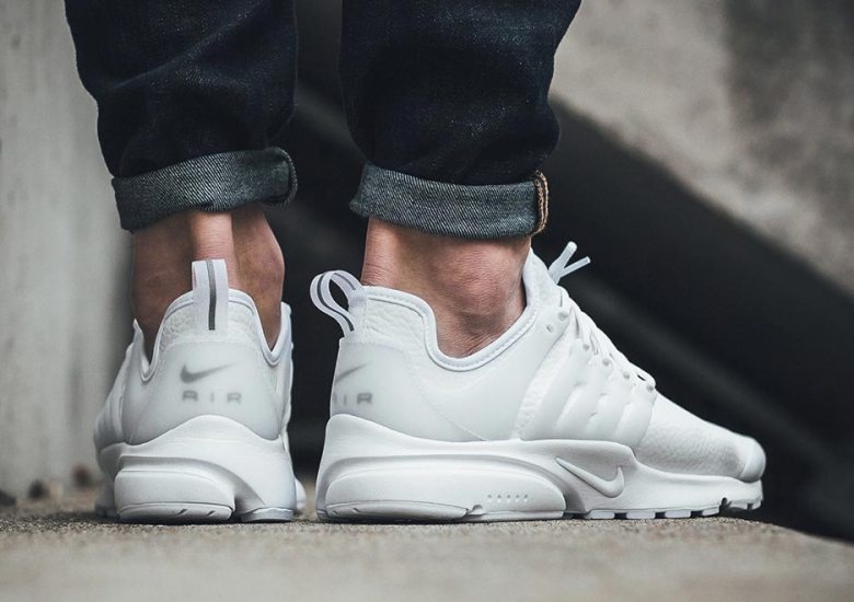 The Nike Air Presto “Triple White” Releases In Leather